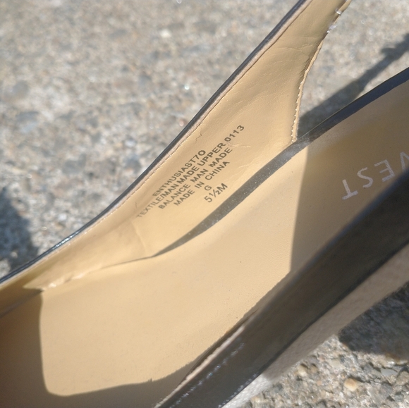 Nine West Enthusiast Sling Back Pointed Toe 5.5 - Picture 2 of 4